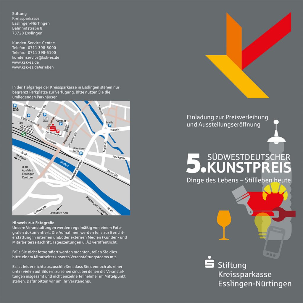 2026 Einladung Kunstpreis KSK Esslingen-Nürtingen